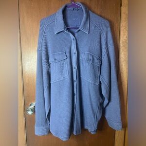 Aerie waffle lumberjane shirt